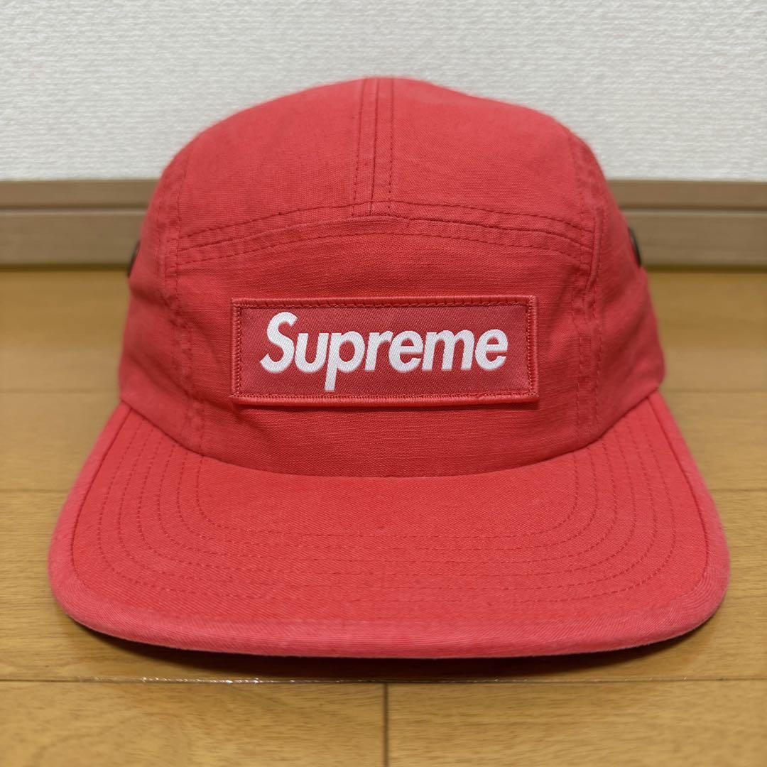 

[USED] Supreme Military Camp Cap Coral 2025 Spring/Summer