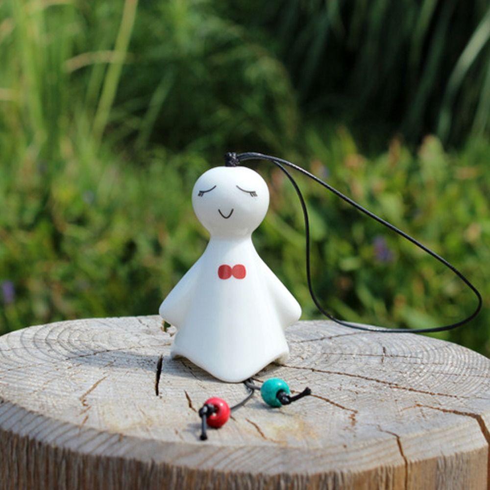 Handgefertigte Sunny Dolls Windspiele Cartoon Hängende Porzellan Windspiele Garten Heimdekoration