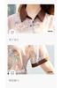 26 year new summer shirt collar with Chinese style high-end feeling, short sleeved skirt, waist cinching versatile mid length skirt, dress
