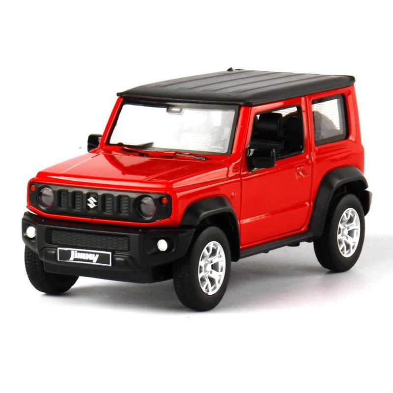 

1/26 Suzuki JIMNY 2018 внедорожник игрушечный автомобиль из сплава металлическая коллекционная модель автомобиля звуковые и световые игрушки для детей подарок красный