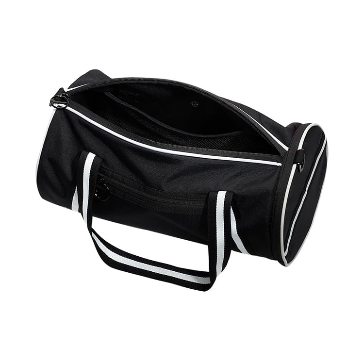 Nike Heritage Polyester Portable One Shoulder Crossbody Gym Bag Large Unisex Black DR6261-010