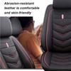 Leder Autositzbezug, Der Vollständig Umhüllende Autositzschoner mit Kopfstütze Lendenkissen Universelle Passform