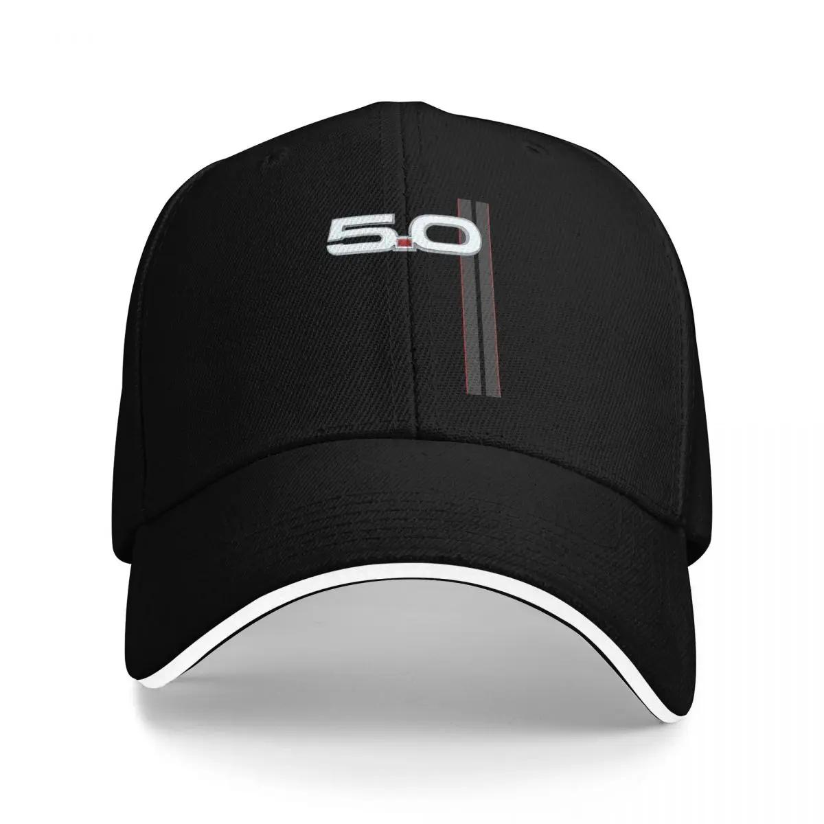 

5.0 Racing Stripes Hat Women Hat Cap For Women Baseball Cap For Unisex One Size