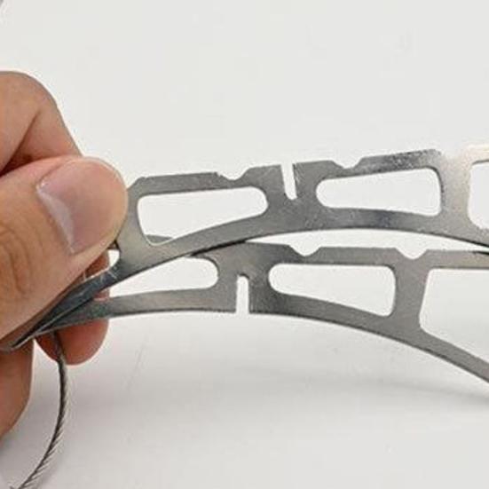 Folding Steam Rack Stainless Steel Portable Space-Steamer Stand Reversible Stable Support Heat Insulation Kitchen Accessories