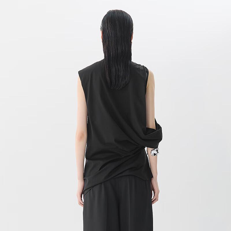 JNBY Summer Cotton Sleeveless Round Neck Dress