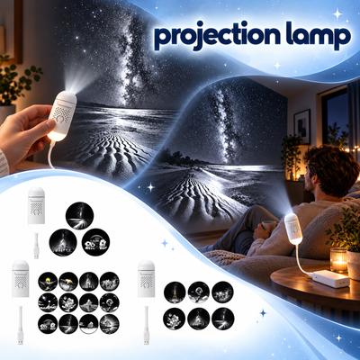 Star Projector Night Light for Bedroom, 2 Creative Mural Lamp