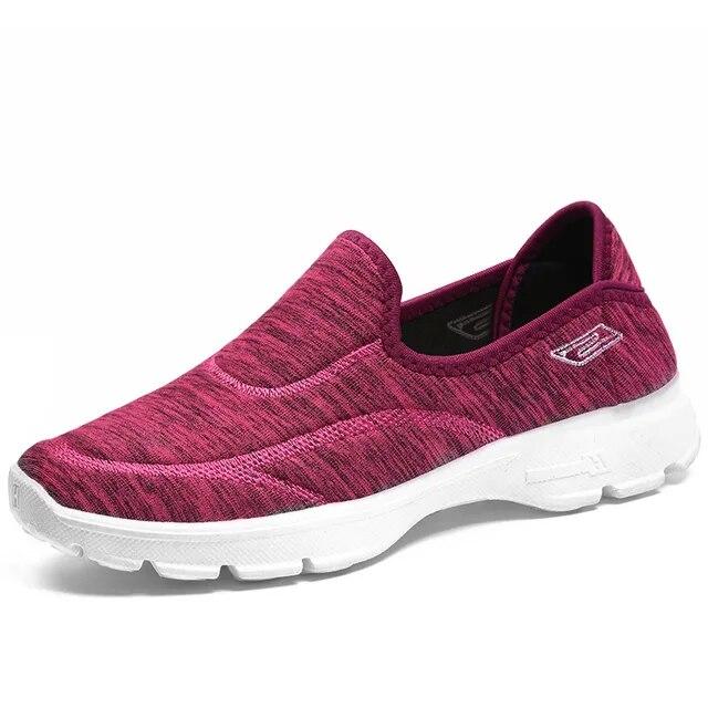 Damenschuhe Außenhandel Neue alte Peking-Stoffschuhe Weiche Sohle Steeking Freizeitsportschuhe für ältere Menschen Damen Cross-bo