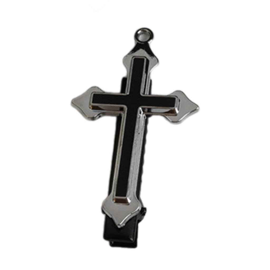 1pc/1pair Gothic Cross Shape Hairpin for Sweet Girls Carnival Taking Photo Hair Barrettes Aesthetics Hair Accessories
