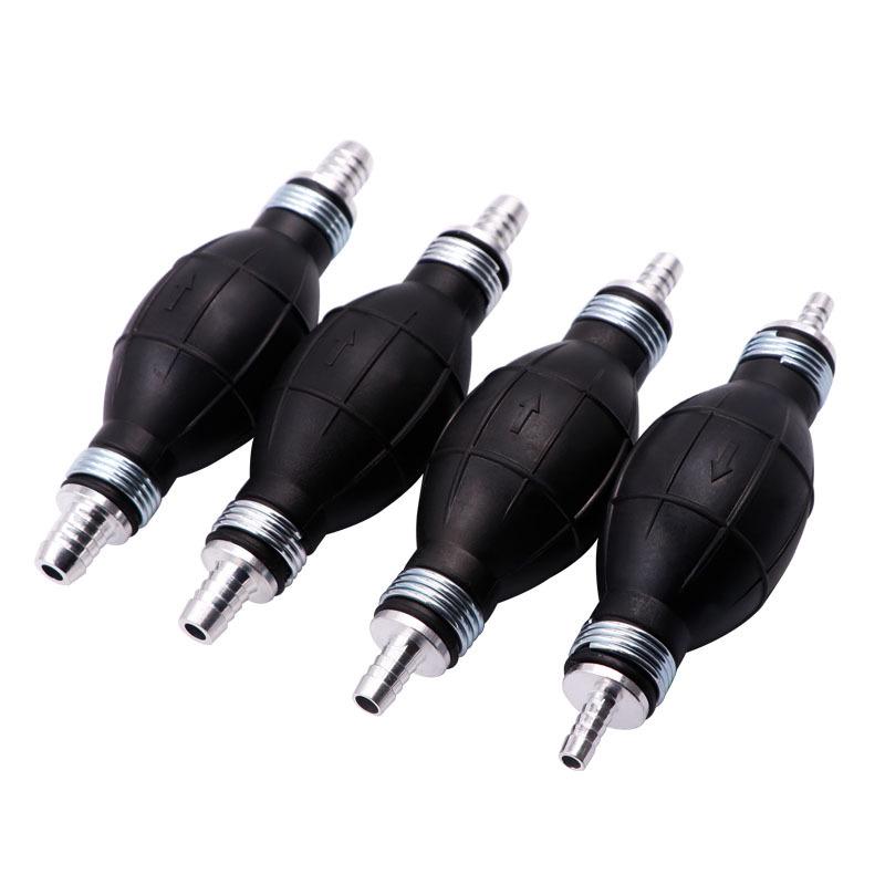 Aluminum Alloy One-Way Hand Squeeze Oil Pump for Car/Boat - 6/8/10/12