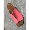 New Foreign Trade Slope Heel Slippers Women's Thick Bottom Women's Sandals Casual and Light Large Size