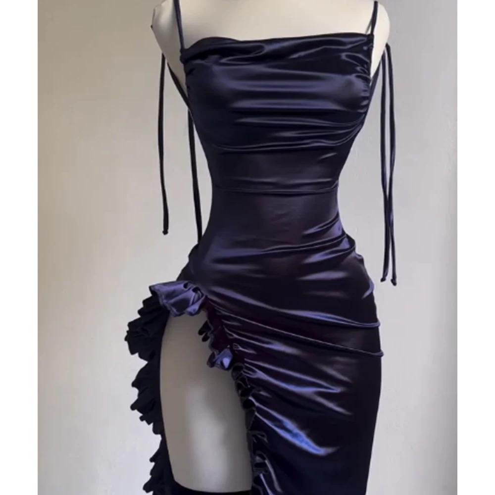 Europa y Estados Unidos Explosivo Nuevo Vestido Transfronterizo Verano Sentido Senior Y2K Sexy Halter Vestido de Chica SpiAe