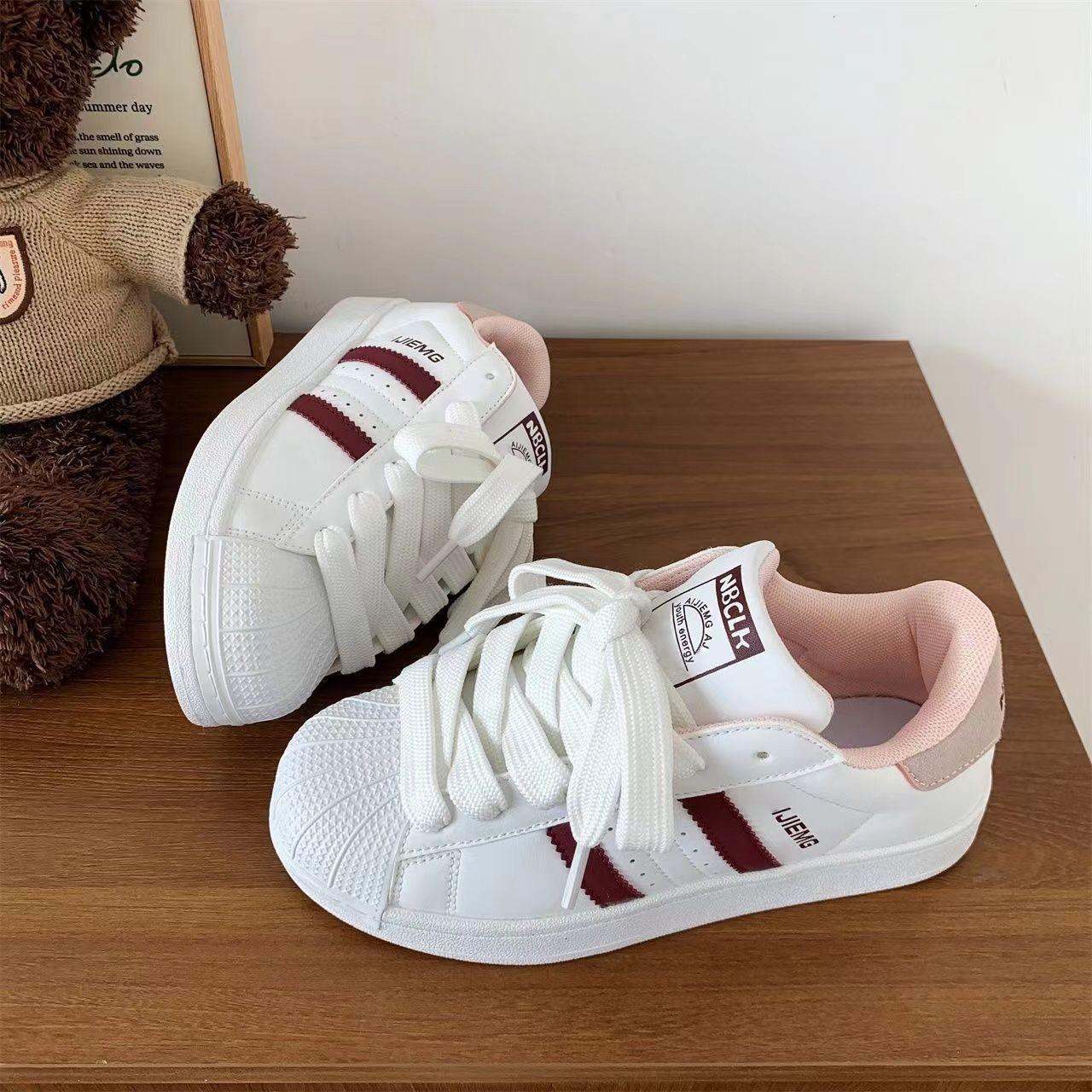 Niche shell head ins tide 22 breathable student leisure sports board shoes 40 красный
