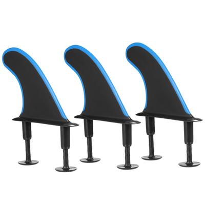 3 stuks Zachte Surfboard Vinnen met Schroeven 4.5 Inch Surfvinnen voor Zacht Surfboard Longboard Surfaccessoires