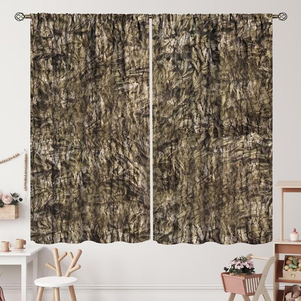 Camouflage Curtains,Teens Camo Window Curtains for Kids Boys Girls Teens,Army Camouflage Curtains for Living Room Bedroom