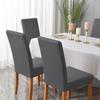 1 2 4 6pcs Solid Color Chair Cover Stretch Spandex Elastic Slipcovers Chair Covers For Dining Room Kitchen Wedding Banquet Hotel for Home