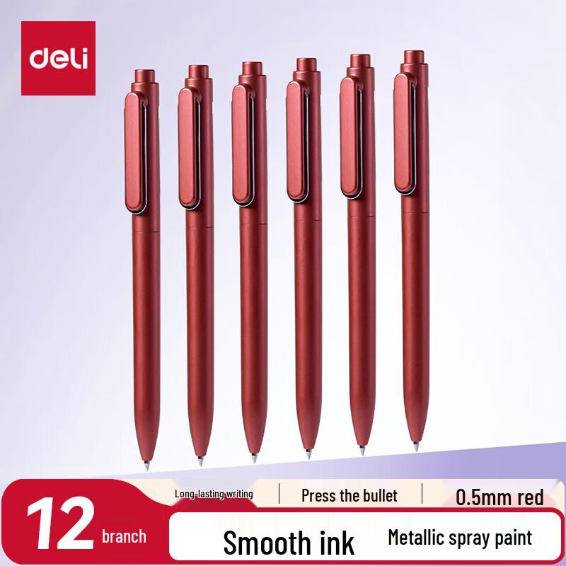 Deli Smooth Star Retractable Gel Pen