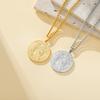 Double Sided Saint Brigid And Saint Benedict Pendant Necklace Vintage Religious Amulet Jewelry For Men Women