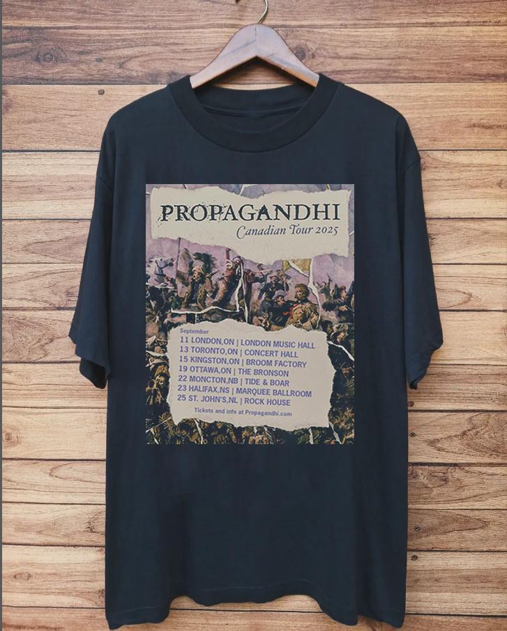 Propagandhi Band Eastern Canada Tour T Shirt Unisex T-Shirt S