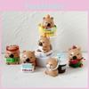 PVC-Capybara-Stressabbau-Figur mit kreativer Schreibtischdekoration für Büro und Auto