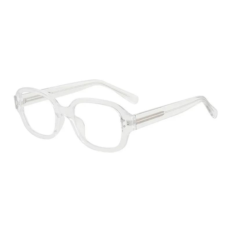 Retro Square Frame Eyeglass For Women Red Computer Reading Glasses Clear Blue Light Blocking Eyewears Vintage Decorative Goggles