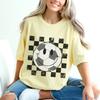 Soccer Ball Happy Face T-Shirt, Comfort Colors Soccer Shirt for Women, Graphic Sports Tee, Cute Soccer Mom Shirt, Gifts for Her