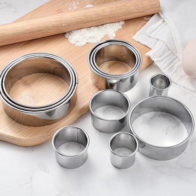 11-delars kakform och tårtformset i rostfritt stål för mousse och dumplings