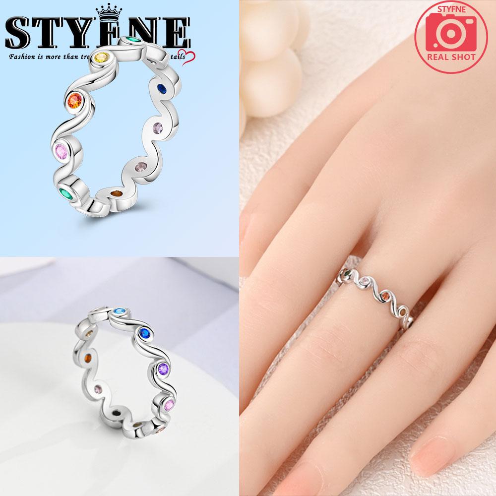 Valentine Day Engagement Ring copper Heart, Red, Pink, White, Blue Ring for Women Holiday Jewellery Gift High Quality