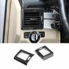 For Benz GLK 2009-2015 ABS Carbon Fiber Air Conditioning Air Outlet Vent Trim 2X