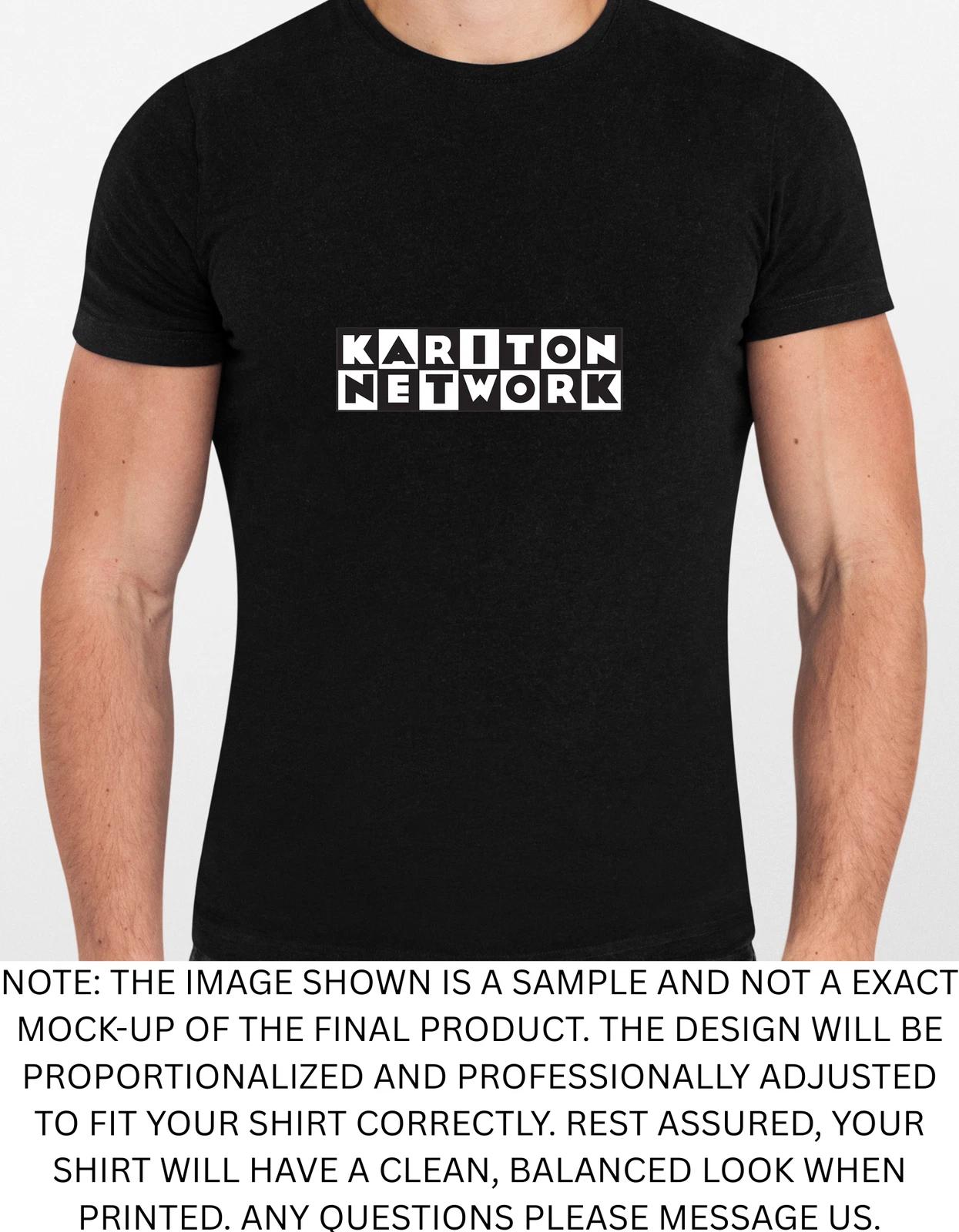 Men s and Women s T-shirts Kariton Network Spoof Graphic S