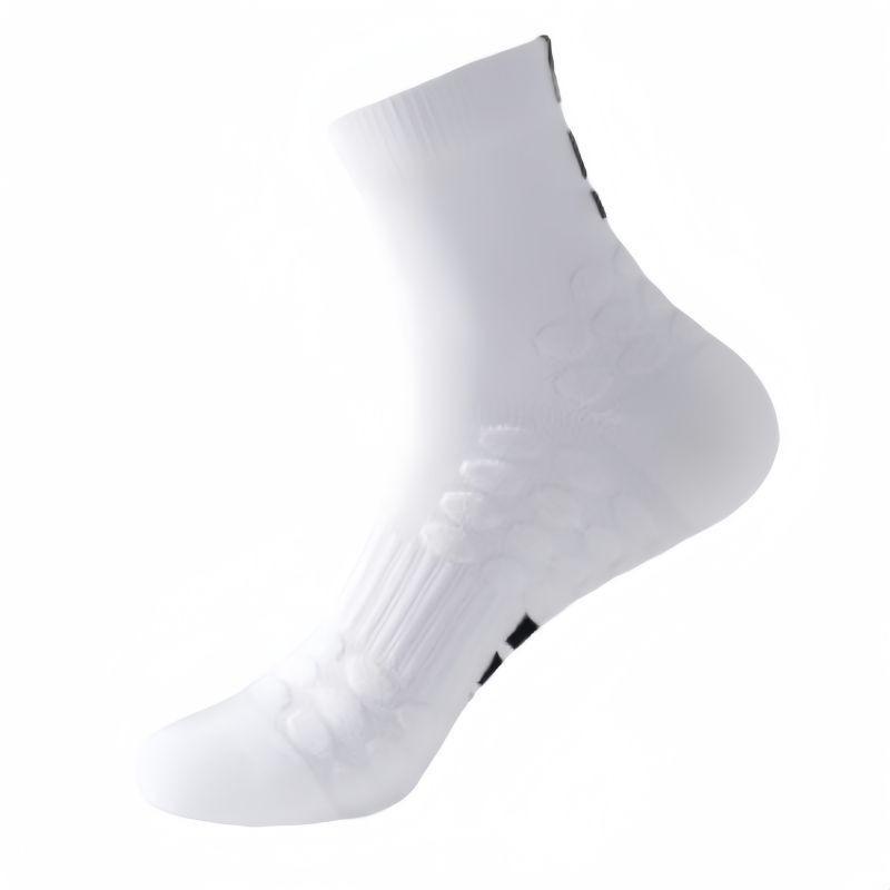 5 Pairs of Men's Thick Washcloth Bottom Non Slip Professional Marathon Running Basketball Badminton Tube Socks