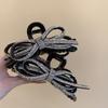 Retro Light Luxury Bow Hairpin, Elegant and Advanced, Back of the Head Grab Clip, Fashionable Temperament, Versatile Hair Accessories Woman