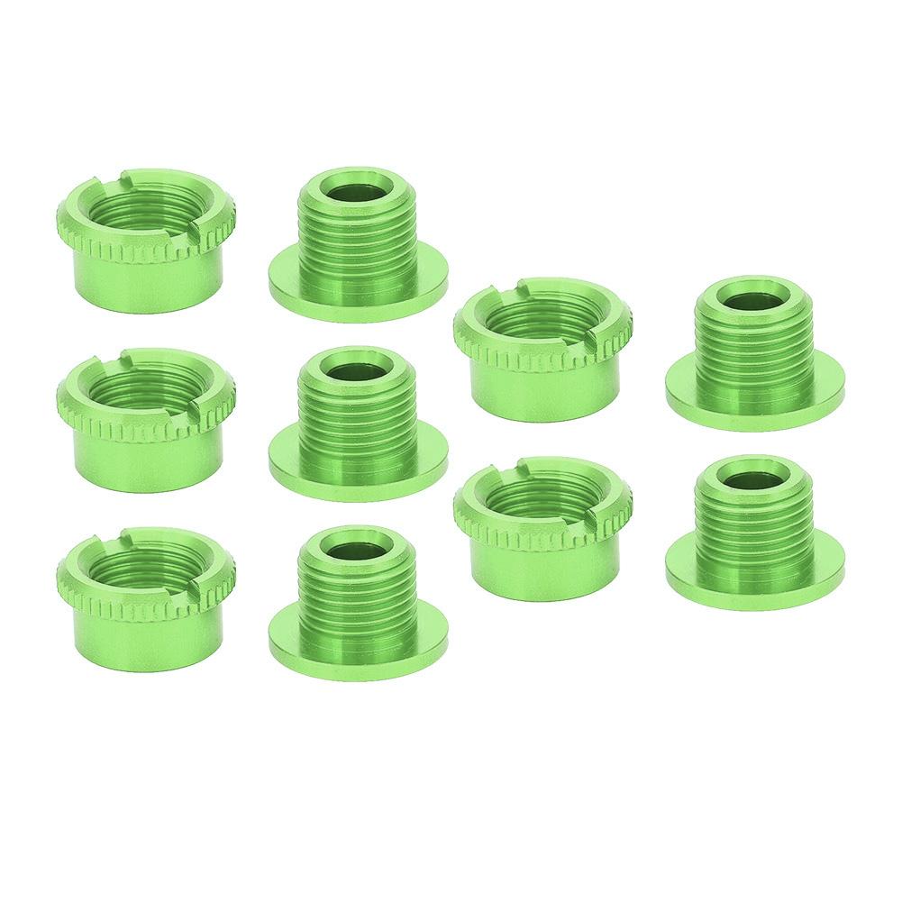 

Aluminum Alloy Bikes Road Bicycles Chainwheel Screws Bolts & Nut Parts for Single Dental Plate Green