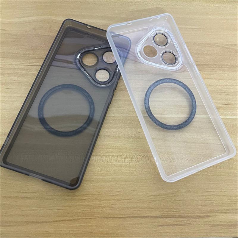 Magnetische Hülle für Realme GT 6 T GT Neo 6 SE Silikon Klar Für MagSafe Abdeckung Für Realme GT6 Neo 6 6SE 5G Kamera Schutz Hülle