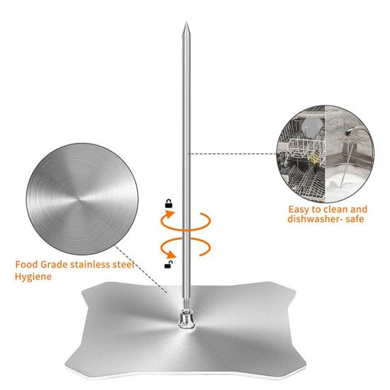 Yousheng Barbecue Rack Stainless Steel Vertical Skewers Easy To Assemble Clean Dishwasher Safe Vertical Grill Skewers