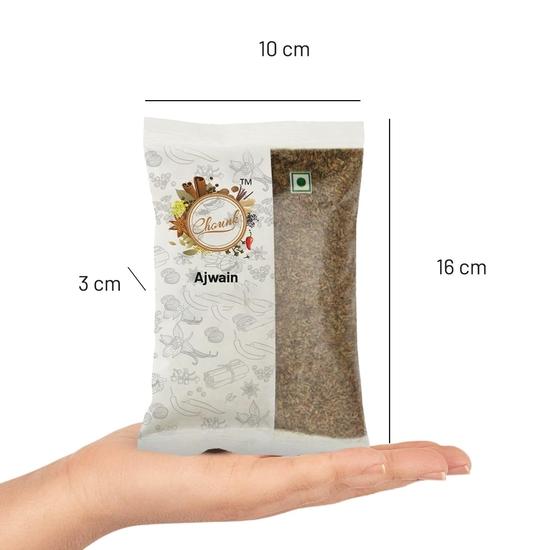 Chounk Spices Ajwain Seeds | Natural Whole Spices Carom Seeds | Organic Ajwain with No Preservatives | Ajwain 300gm (Pack of 3 X 100g)