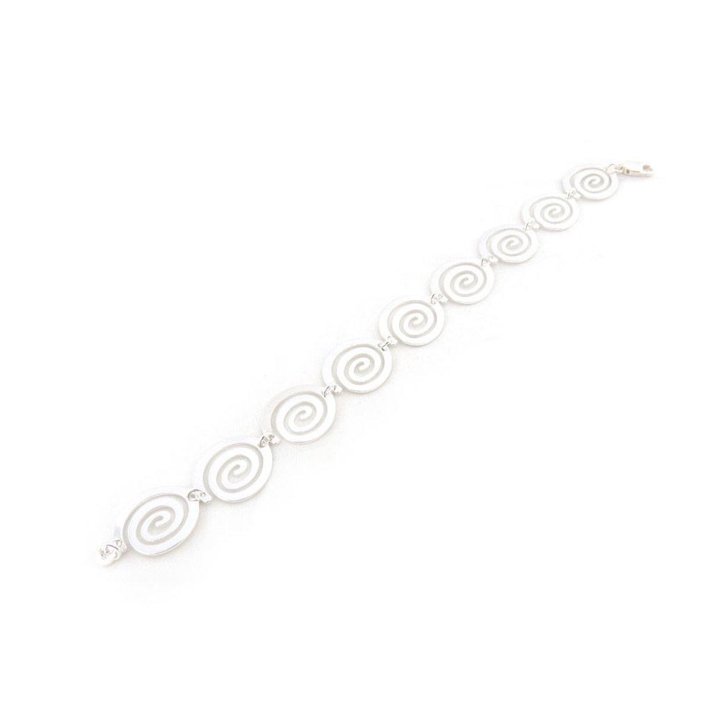 Les Trésors De Lily [C5737] - Brățară de argint „Spiral Games”