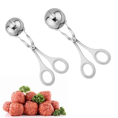Meat Baller Stainless Steel Stuffed Meat Ball Maker None-Stick Meat Fish Meat Ball Maker Kitchen Meat Tools KC0298