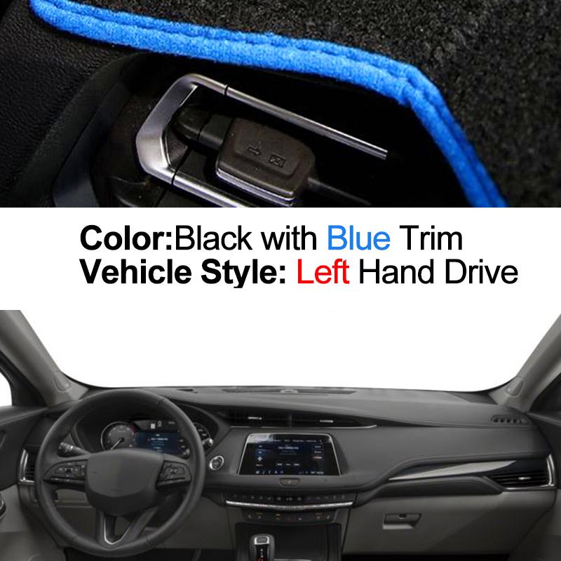 Auto Car Dashboard Cover DashMat Carpet Cape For Cadillac XT4 2018 2019 2020 2026 Center Console Protector Sun-Shade Non-Slip