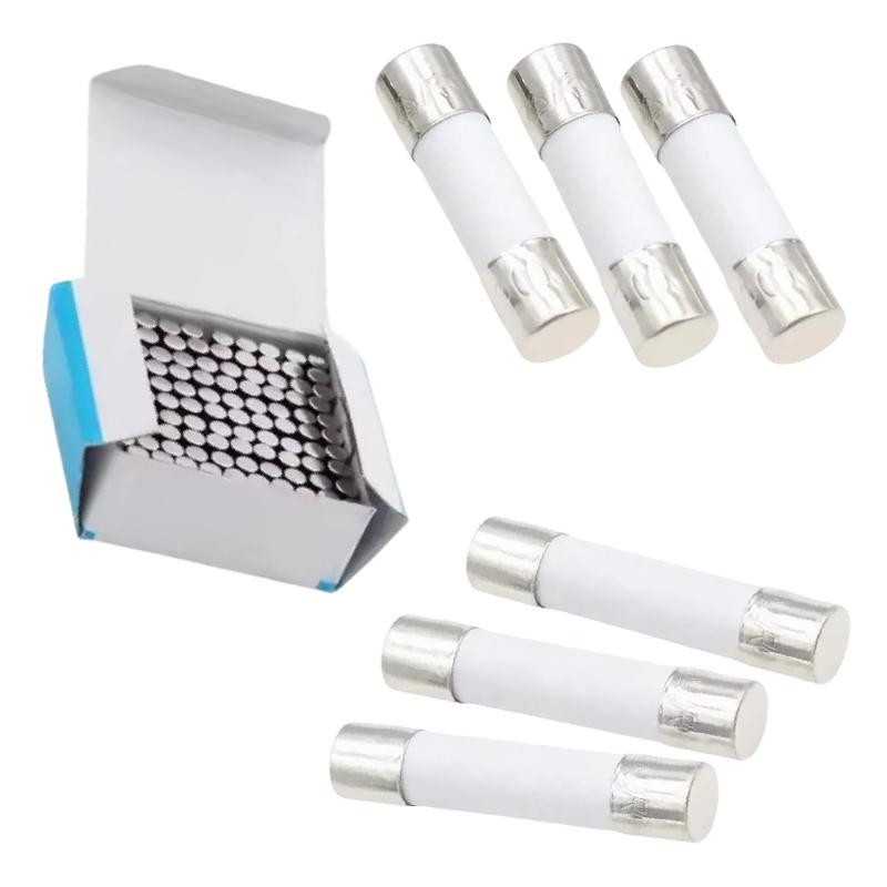 Fusível Cerâmico de Ação Rápida 250V 5X20MM 6X30MM 0.25A -30A