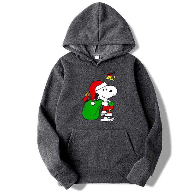 Snoopy Anime Creative Print Hoodie for Adults & Kids