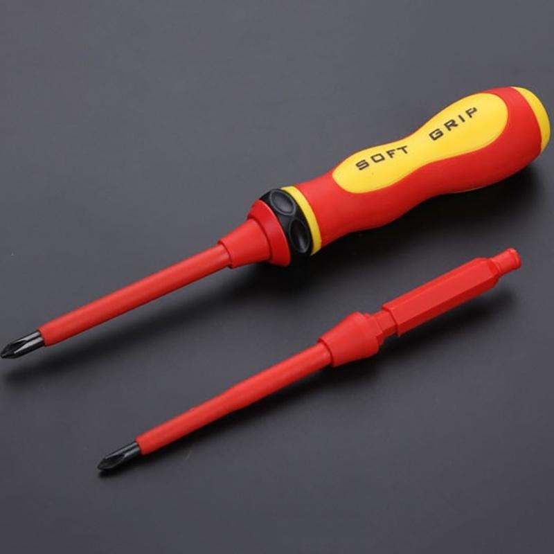7 PCS Multi-purpose Electrican's Insulated Electric Hand Scerwdriver Repair Tools Kit Set FLF