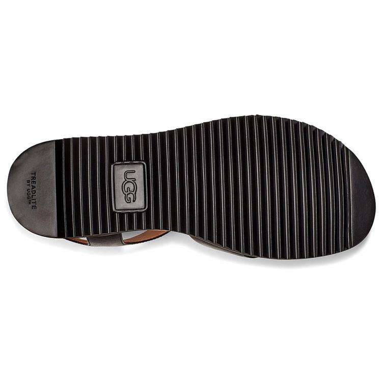 UGG Sandalia Zoie Sandalias Negro Marrón Mujer 1116372-BLK