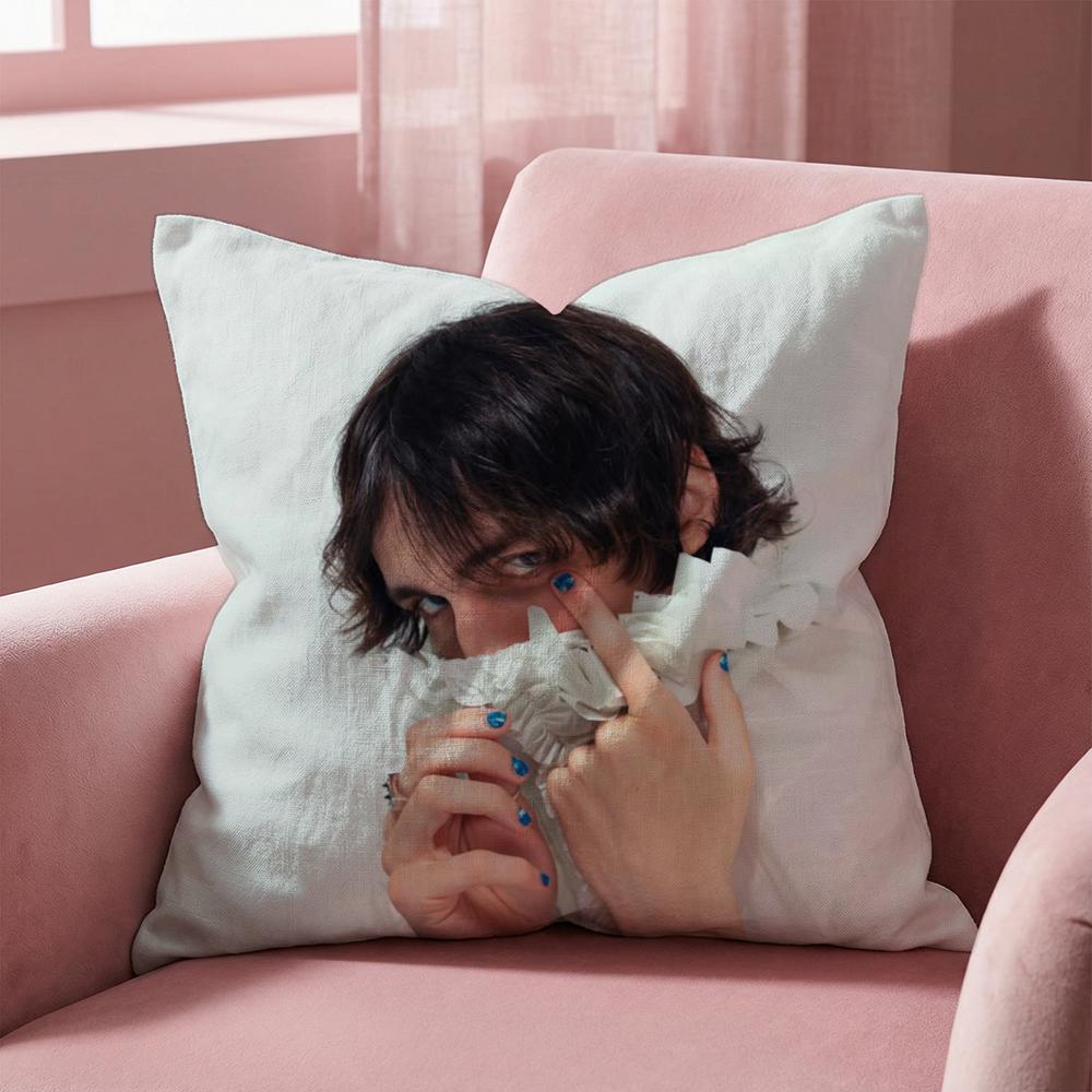Singer Porter Robinson Cushion Cover Multi-Scene Pillow Cover for Home & Car - Reversible, Soft & Durable for Daily Use