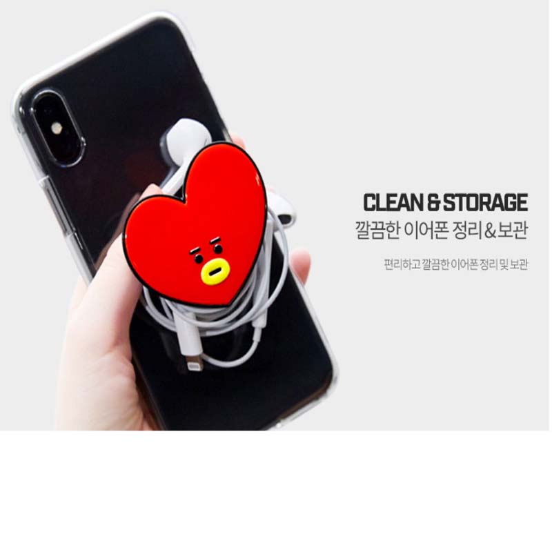 BTS BT21 Offizieller Smart Tok Handy Fingerständer Halter K-Pop Authentische Ware