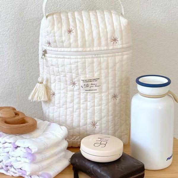 Nuovo Stile Borsa Pannolini Multifunzionale Trapuntata per Mamma da Viaggio