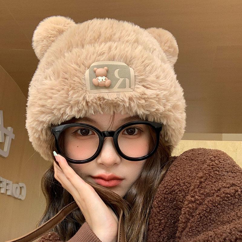 Cheap Cute Warm Beanie Winter Women Fur Hat
