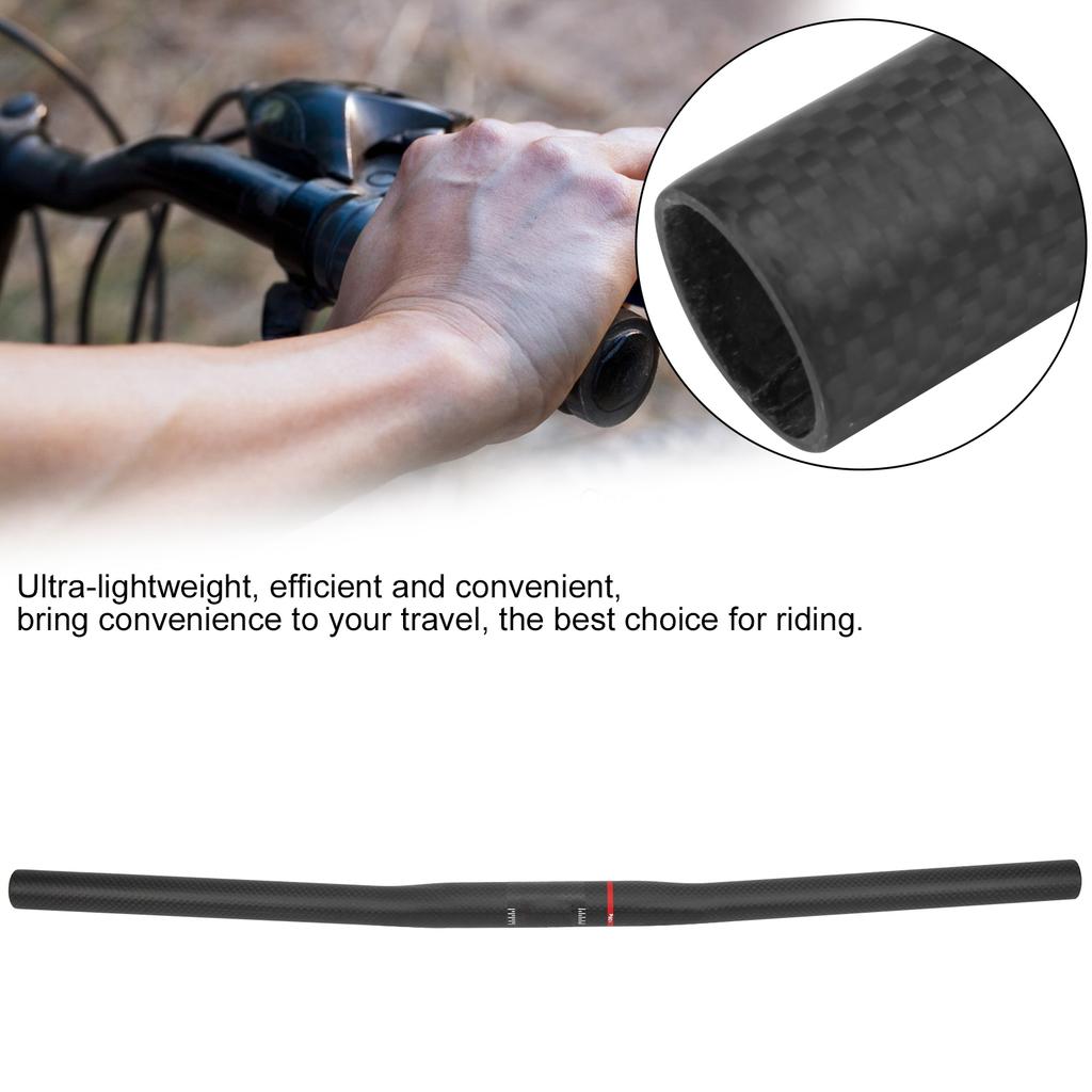 Carbon   Folding Bike Straight Handlebar 25.4x580MM Bike Cycling Accessory
