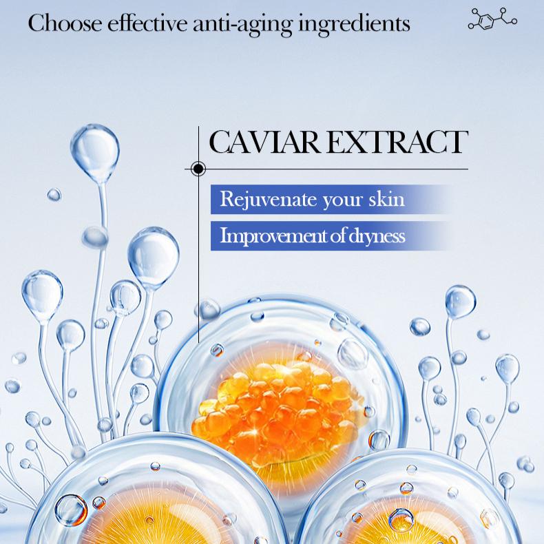 Kaviar Anti-Falten-Reparaturmaske 25g SADOER Hyaluronsäure Feuchtigkeitsmaske