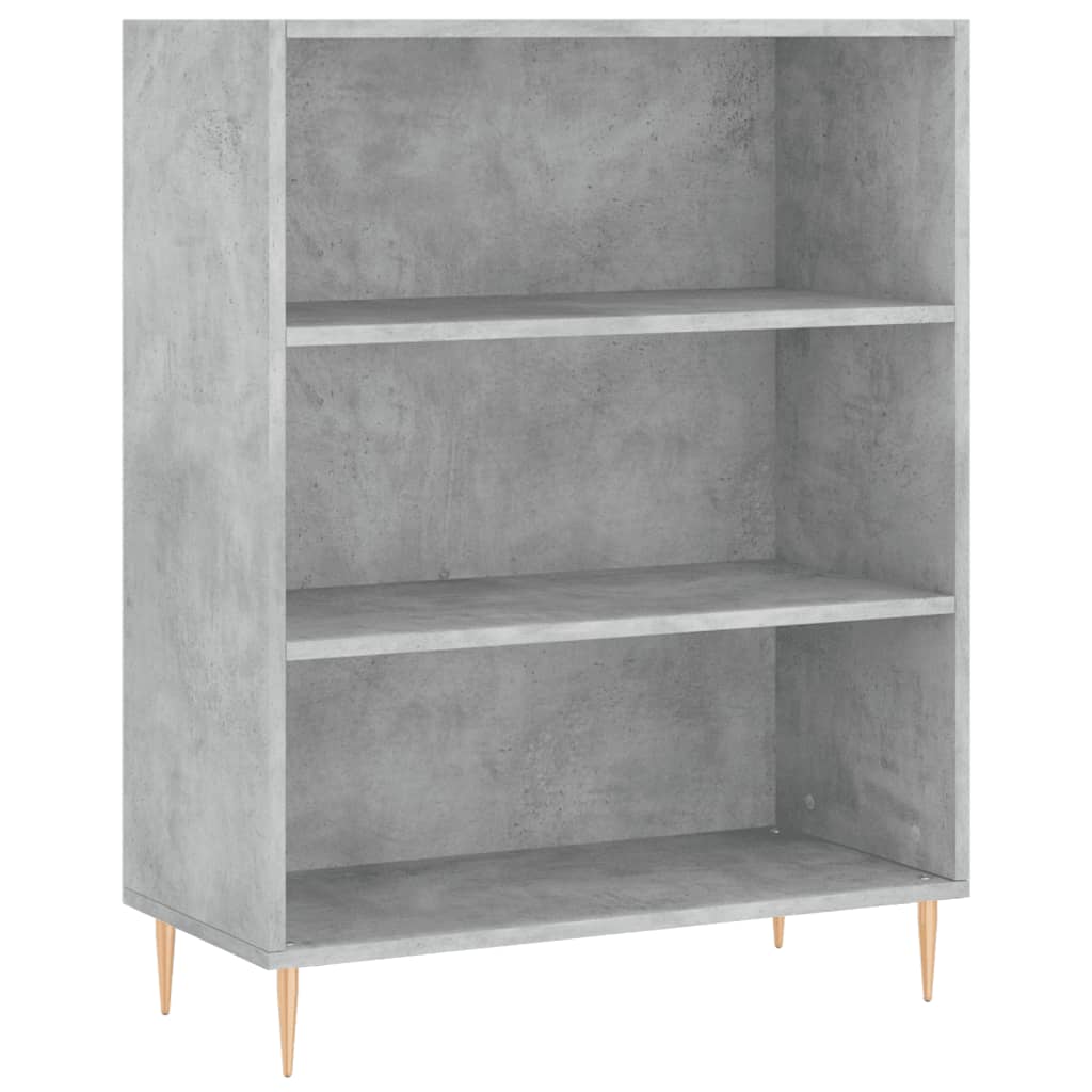Bookshelf Concrete Grey 69.5 x 32.5 x 90 cm Particleboard