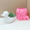 Animal Shaped Silicone Molds Succulents Planter Molds Cement Clay Mould for Epoxy Resin Candle Holder Home Decoration